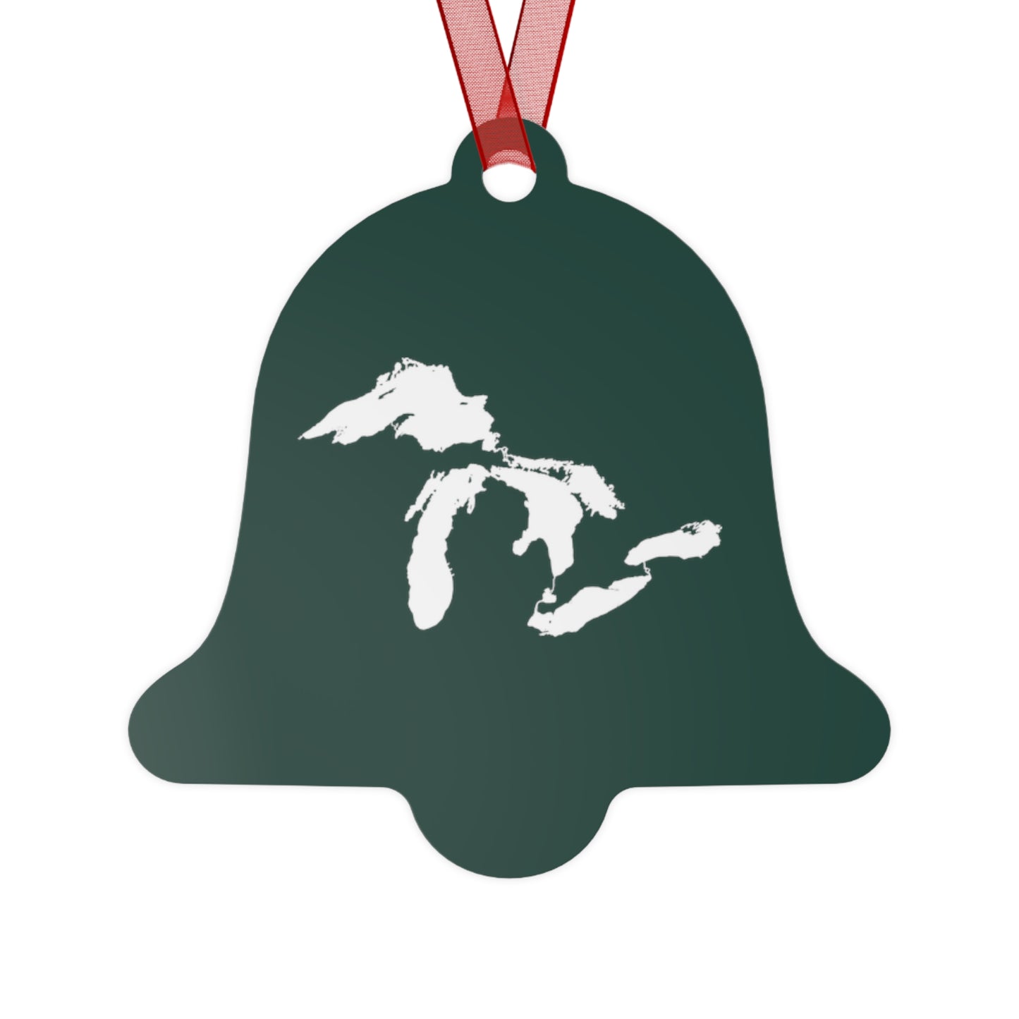 Great Lakes Christmas Ornament | Metal - Laconic Green