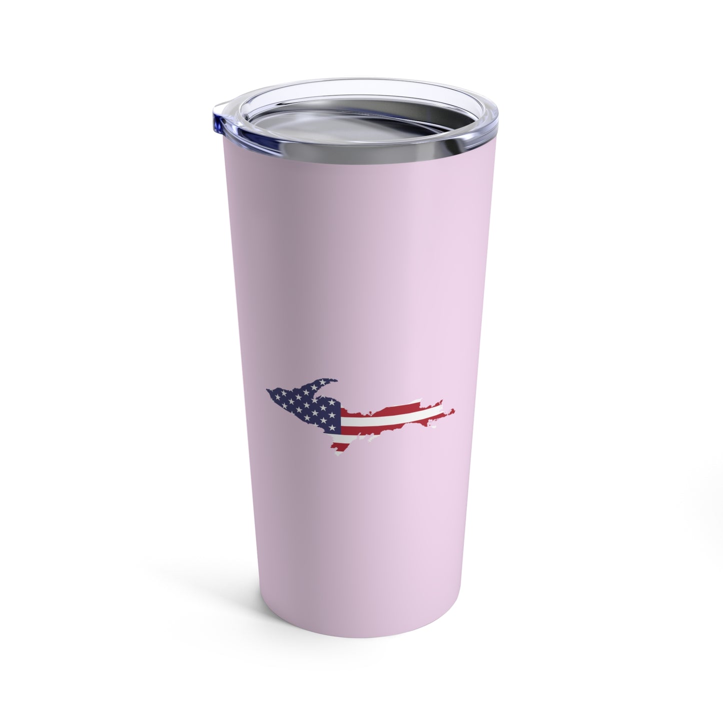 Michigan Upper Peninsula Tumbler (w/ UP USA Flag) | Pale Lavender - 20oz