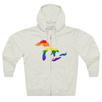 Great Lakes Hoodie (Rainbow Pride Edition) | Unisex Full Zip