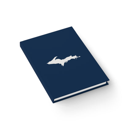 Michigan Upper Peninsula Blank Sketchbook (w/ UP Outline) | Navy