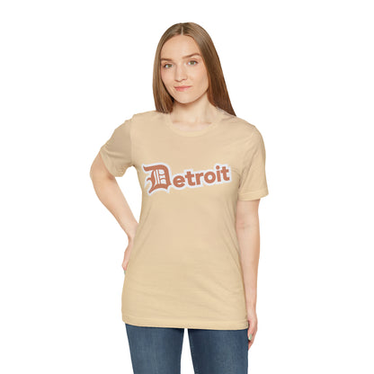 'Detroit' T-Shirt (Copper w/ Old English 'D') | Unisex Standard