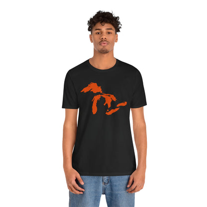 Great Lakes T-Shirt | Unisex Standard - Maple Leaf Orange