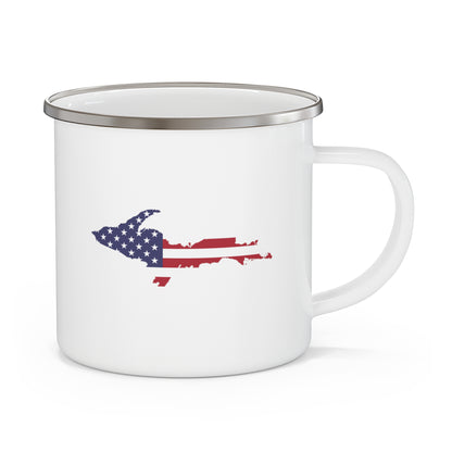 Michigan Upper Peninsula Camping Mug (w/ UP USA Flag) | 12oz