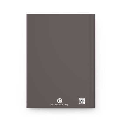 Michigan Upper Peninsula Hardcover Journal (Warren Tank Grey w/ UP Outline) | Ruled - 150pgs