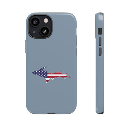 Michigan Upper Peninsula Tough Phone Case (B-24 Liberator Grey w/ UP USA Outline) | Apple iPhone