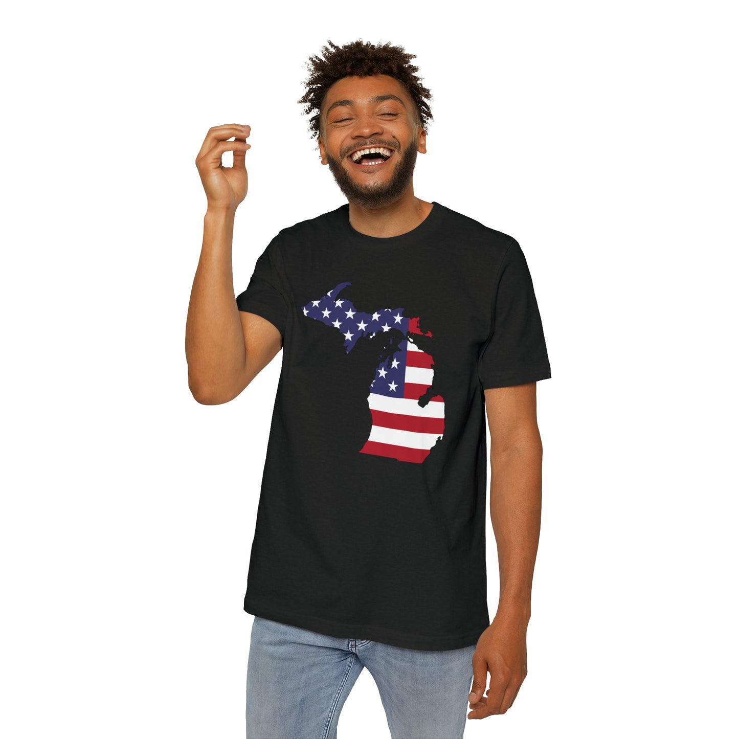 Michigan USA Flag T-Shirt | Made in USA