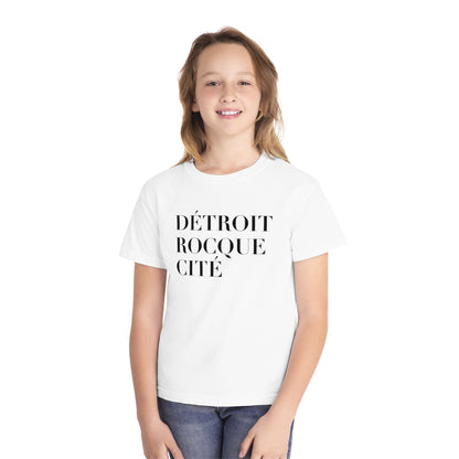 'Détroit Rocque Cité' T-Shirt | Youth Garment-Dyed