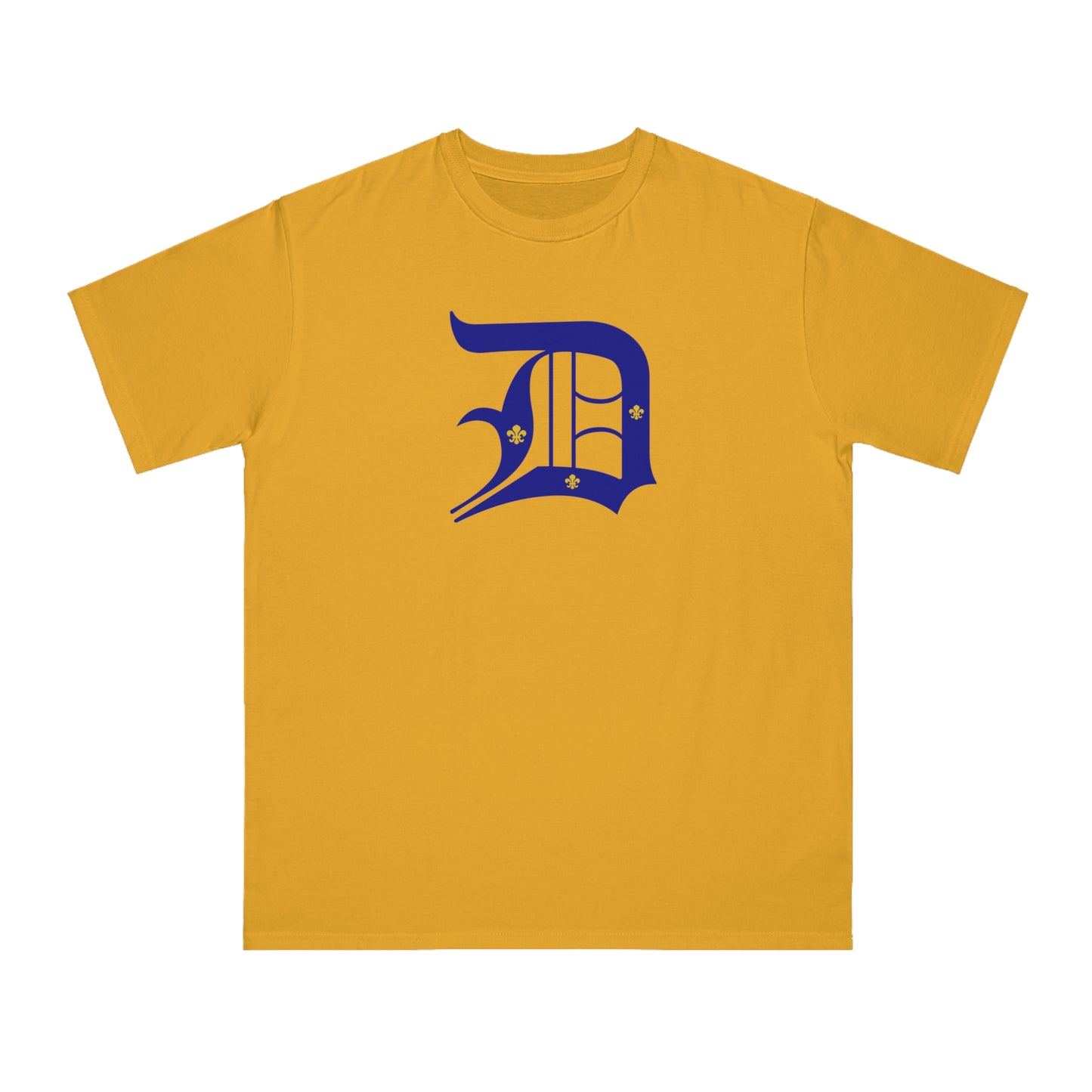 Detroit 'Old English D' T-Shirt (French Founders Edition) | Unisex Organic