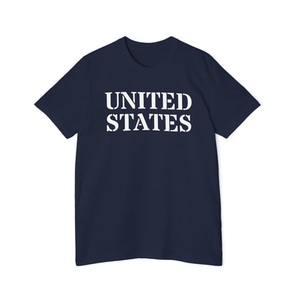 'United States' T-Shirt (Army Stencil Font) | Made in USA