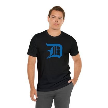 Detroit 'Old English D' T-Shirt (Azure) | Unisex Standard