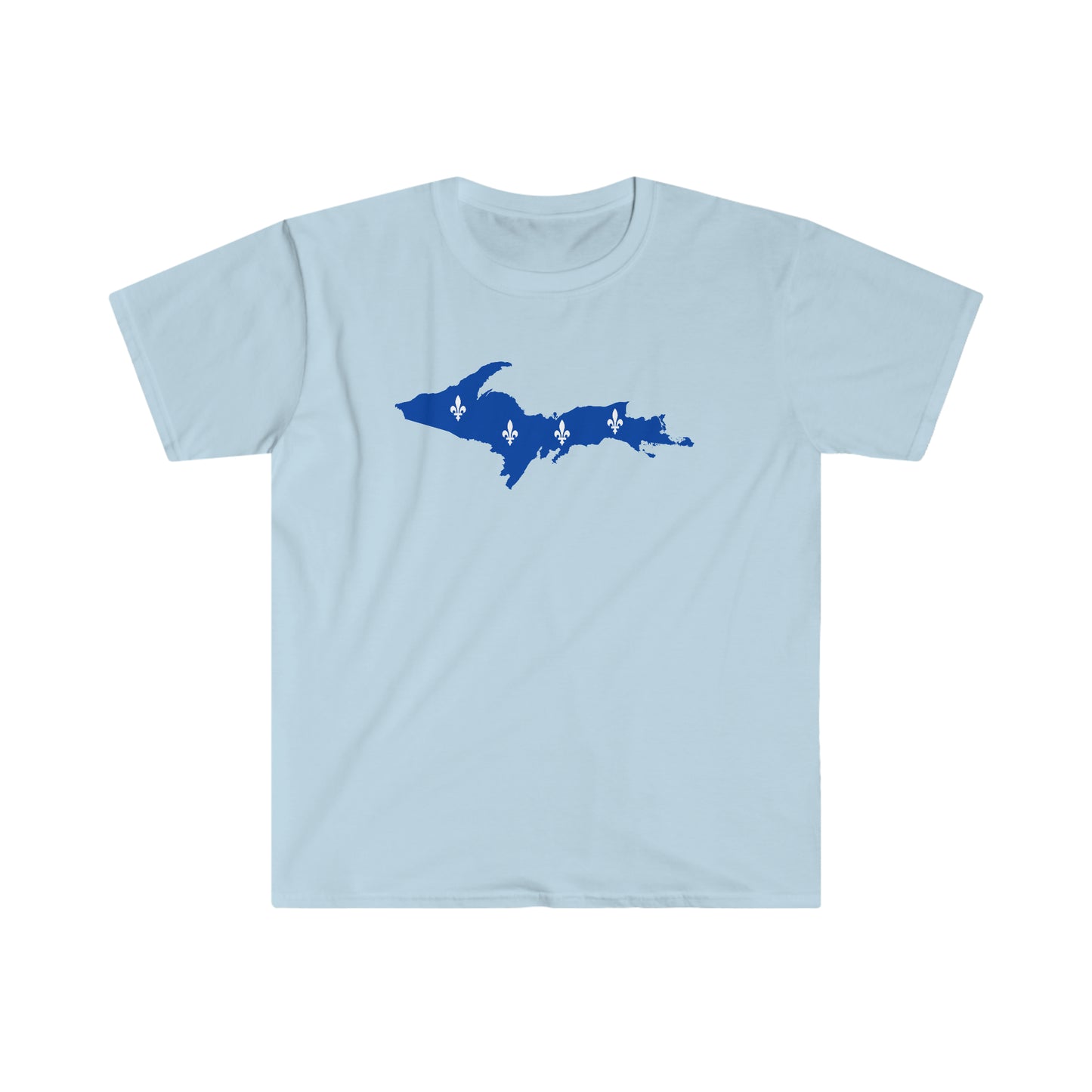 Michigan Upper Peninsula T-Shirt (w/ UP Quebec Flag Outline) | Unisex Budget