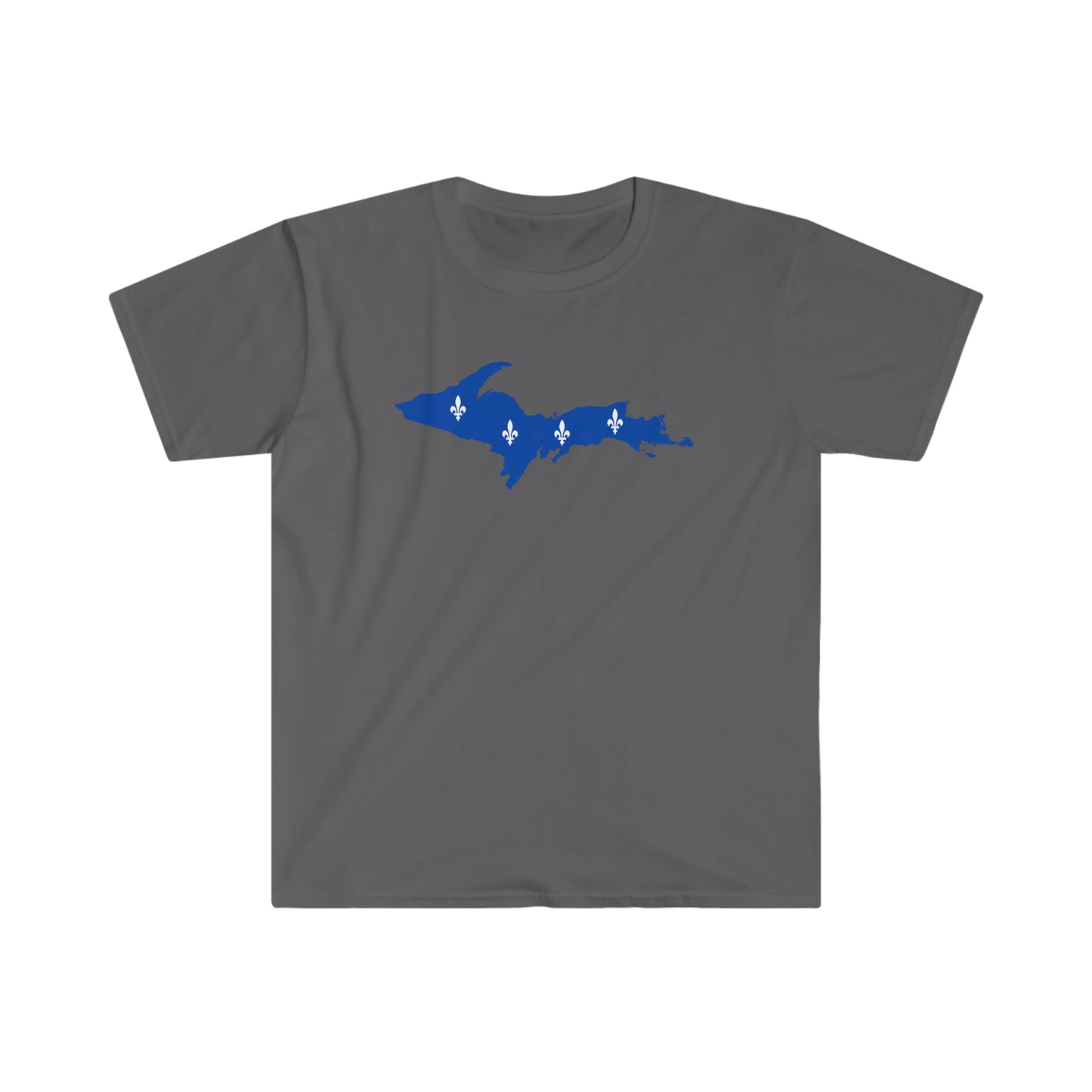 Michigan Upper Peninsula T-Shirt (w/ UP Quebec Flag Outline) | Unisex Budget