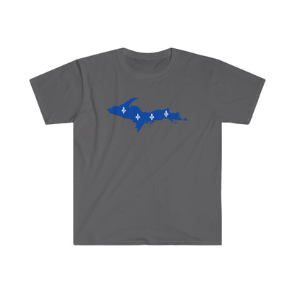 Michigan Upper Peninsula T-Shirt (w/ UP Quebec Flag Outline) | Unisex Budget