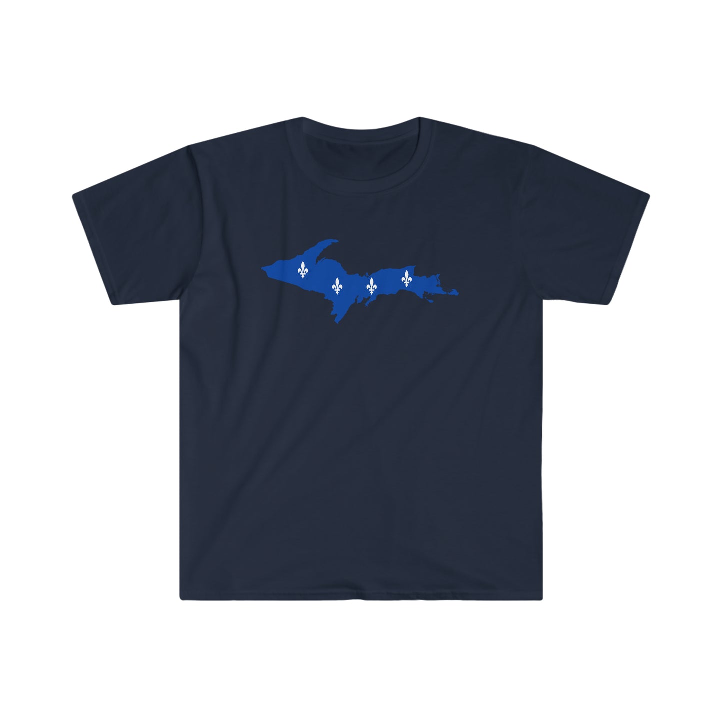 Michigan Upper Peninsula T-Shirt (w/ UP Quebec Flag Outline) | Unisex Budget