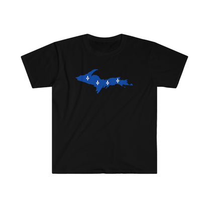 Michigan Upper Peninsula T-Shirt (w/ UP Quebec Flag Outline) | Unisex Budget