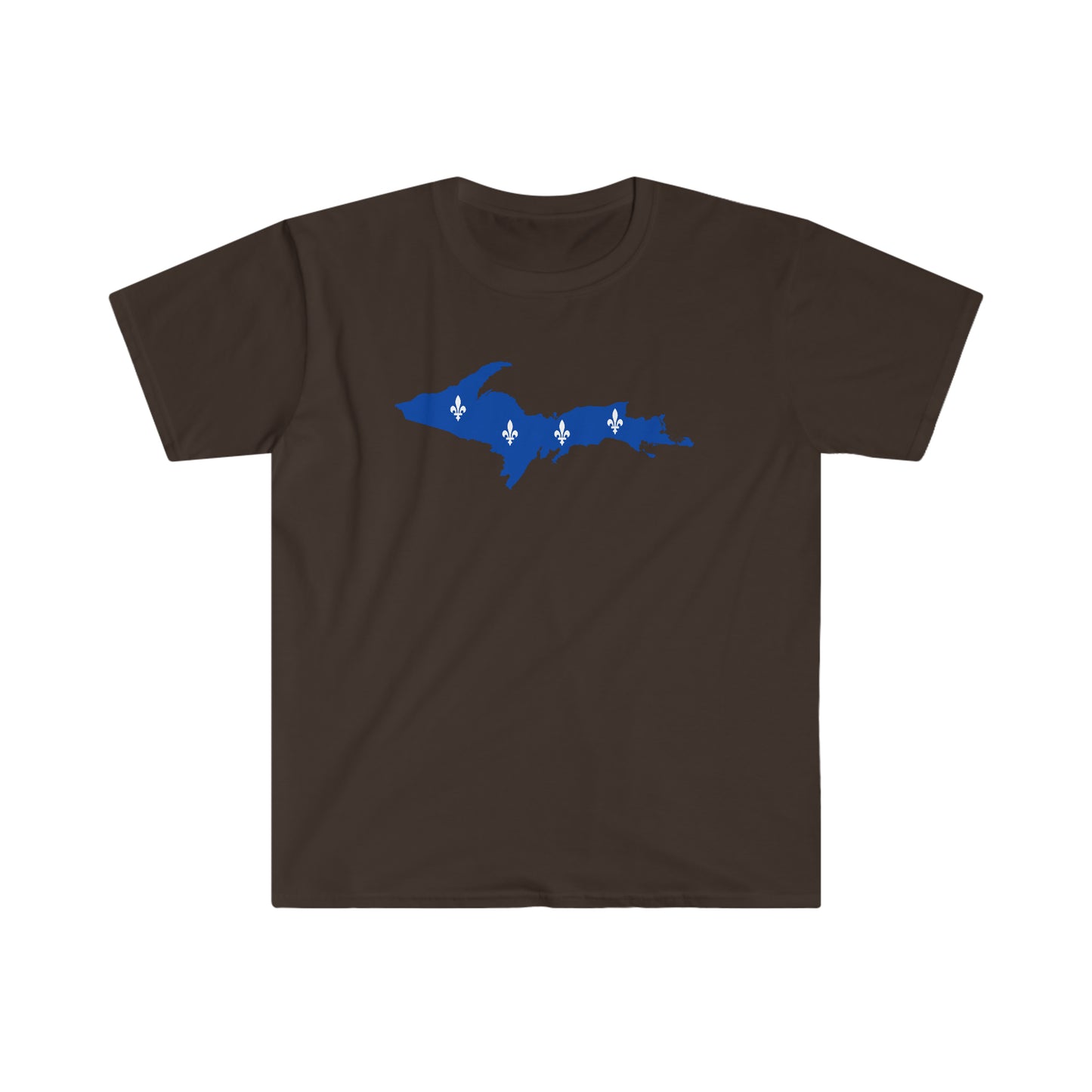 Michigan Upper Peninsula T-Shirt (w/ UP Quebec Flag Outline) | Unisex Budget