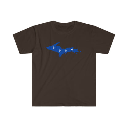 Michigan Upper Peninsula T-Shirt (w/ UP Quebec Flag Outline) | Unisex Budget