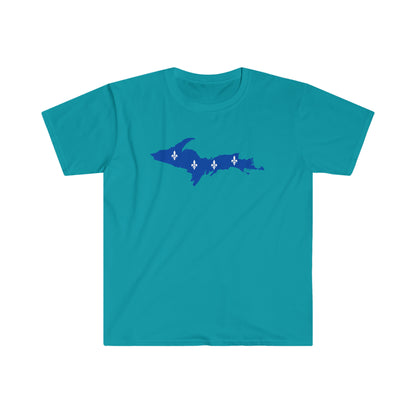 Michigan Upper Peninsula T-Shirt (w/ UP Quebec Flag Outline) | Unisex Budget