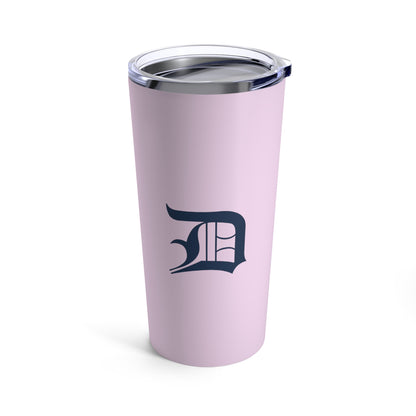 Detroit 'Old English D' Tumbler | Pale Lavender - 20oz