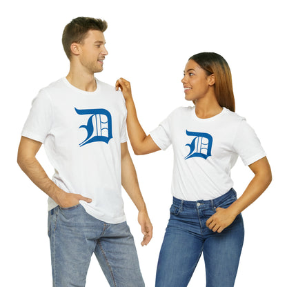 Detroit 'Old English D' T-Shirt (Azure) | Unisex Standard