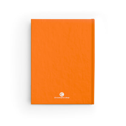 Michigan Upper Peninsula Blank Sketchbook (w/ UP USA Flag) | Safety Orange