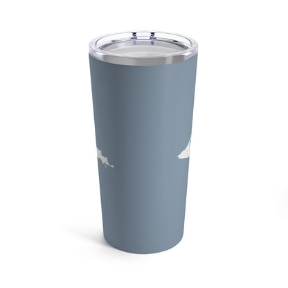 Michigan Upper Peninsula Tumbler (w/ UP Outline) | B-24 Grey - 20oz