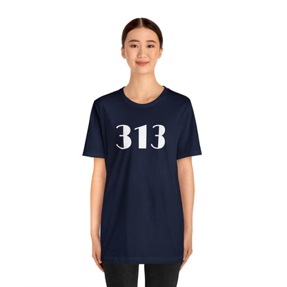 Detroit '313' T-Shirt (Art Deco Font) | Unisex Standard Fit