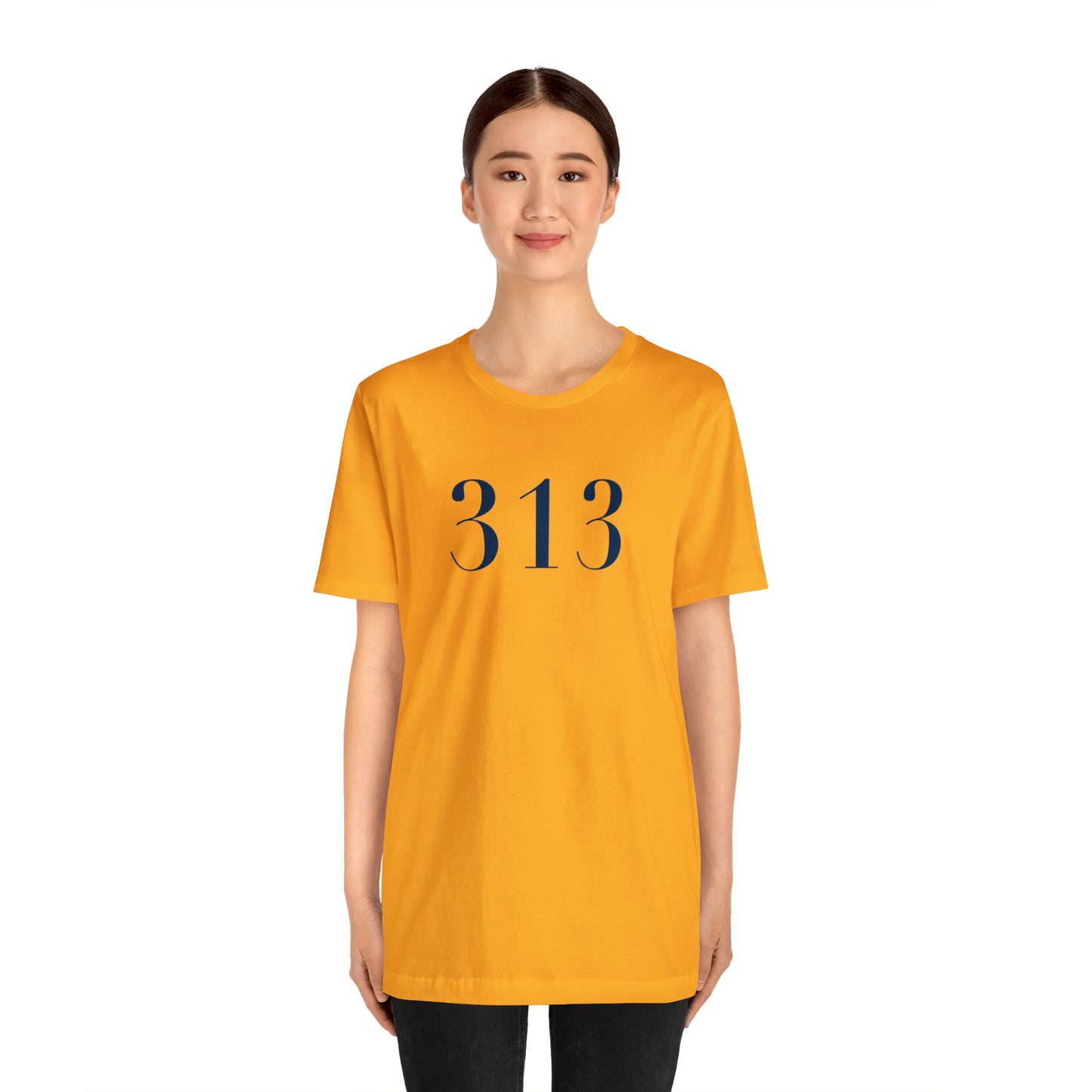 Detroit '313' T-Shirt (Didot Font) | Unisex Standard Fit