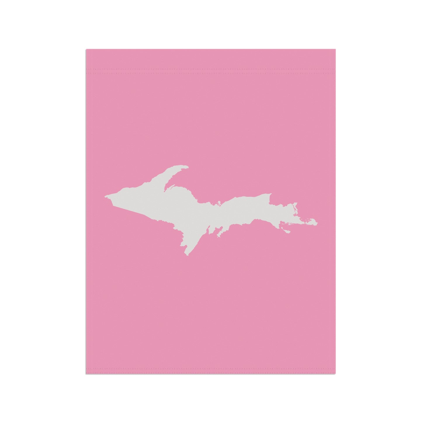 Michigan Upper Peninsula Home & Garden Flag (w/ UP Outline) | '67 Caddie Pink