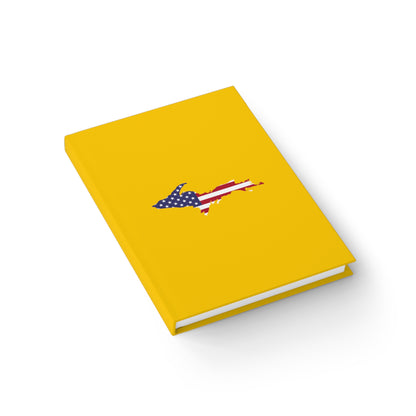 Michigan Upper Peninsula Blank Sketchbook (w/ UP USA Flag) | Maize