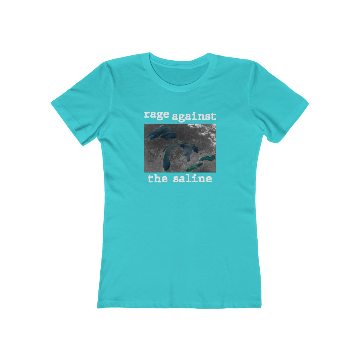 Great Lakes 'Rage Against the Saline' T-Shirt | Women's Boyfriend Cut