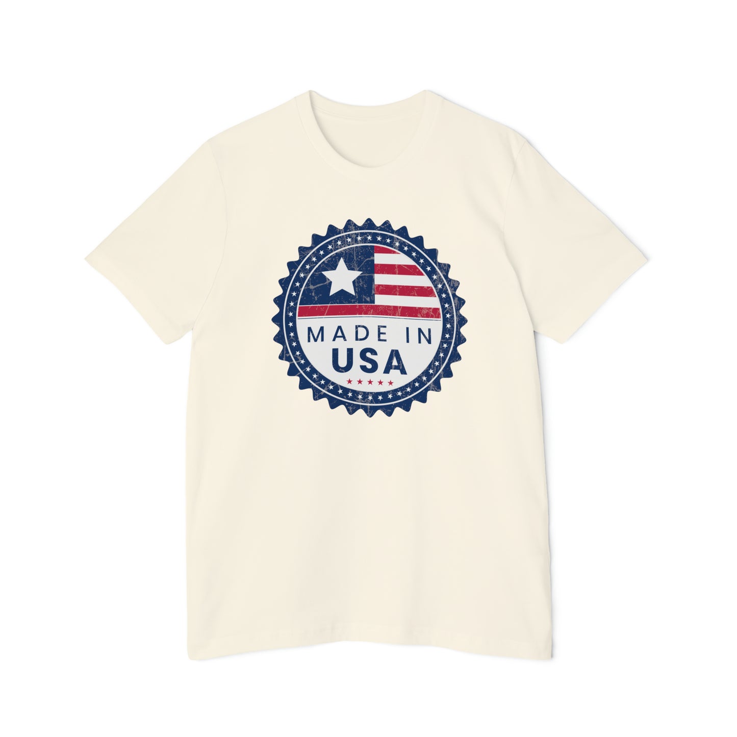 'Made in USA' T-Shirt (Cap Shape) | Made in USA