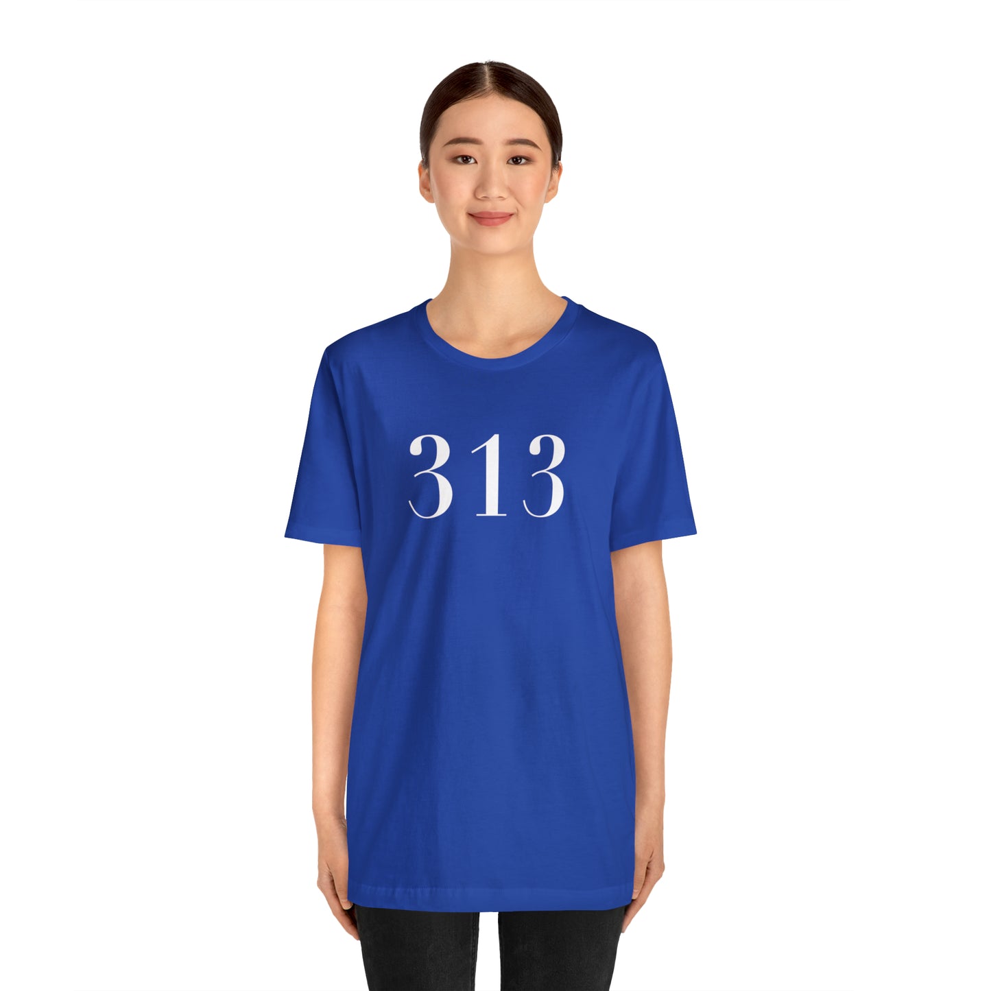 Detroit '313' T-Shirt (Didot Font) | Unisex Standard Fit