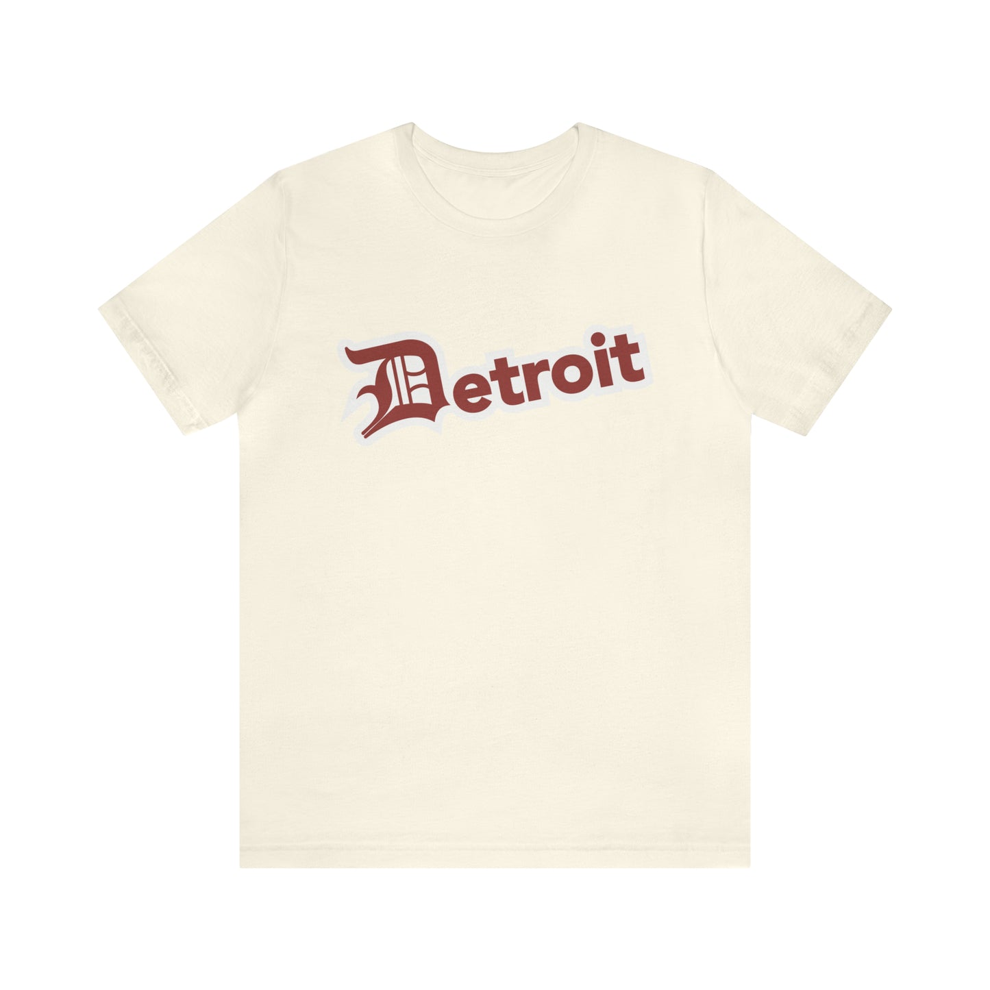 'Detroit' T-Shirt (Ore Dock Red w/ Old English 'D') | Unisex Standard