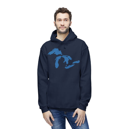 Great Lakes Ultrapremium Hoodie | Made in USA - Superior Blue