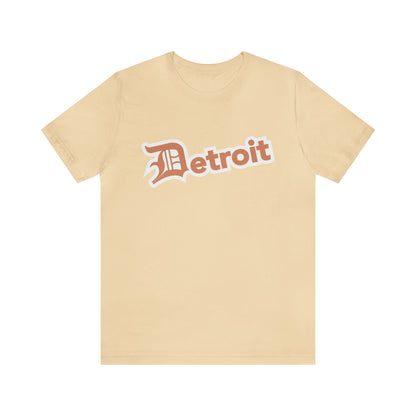 'Detroit' T-Shirt (Copper w/ Old English 'D') | Unisex Standard