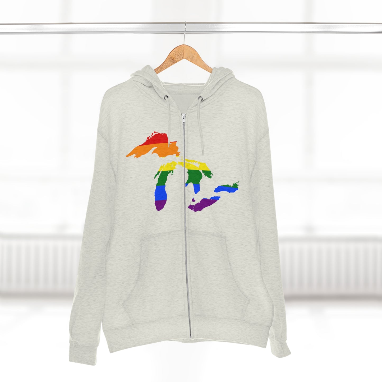 Great Lakes Hoodie (Rainbow Pride Edition) | Unisex Full Zip