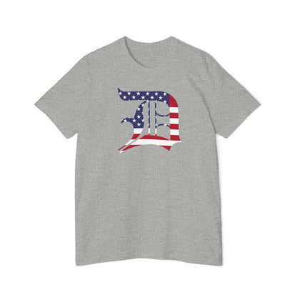 Detroit 'Old English D' T-Shirt (Patriotic Edition) | Made in USA