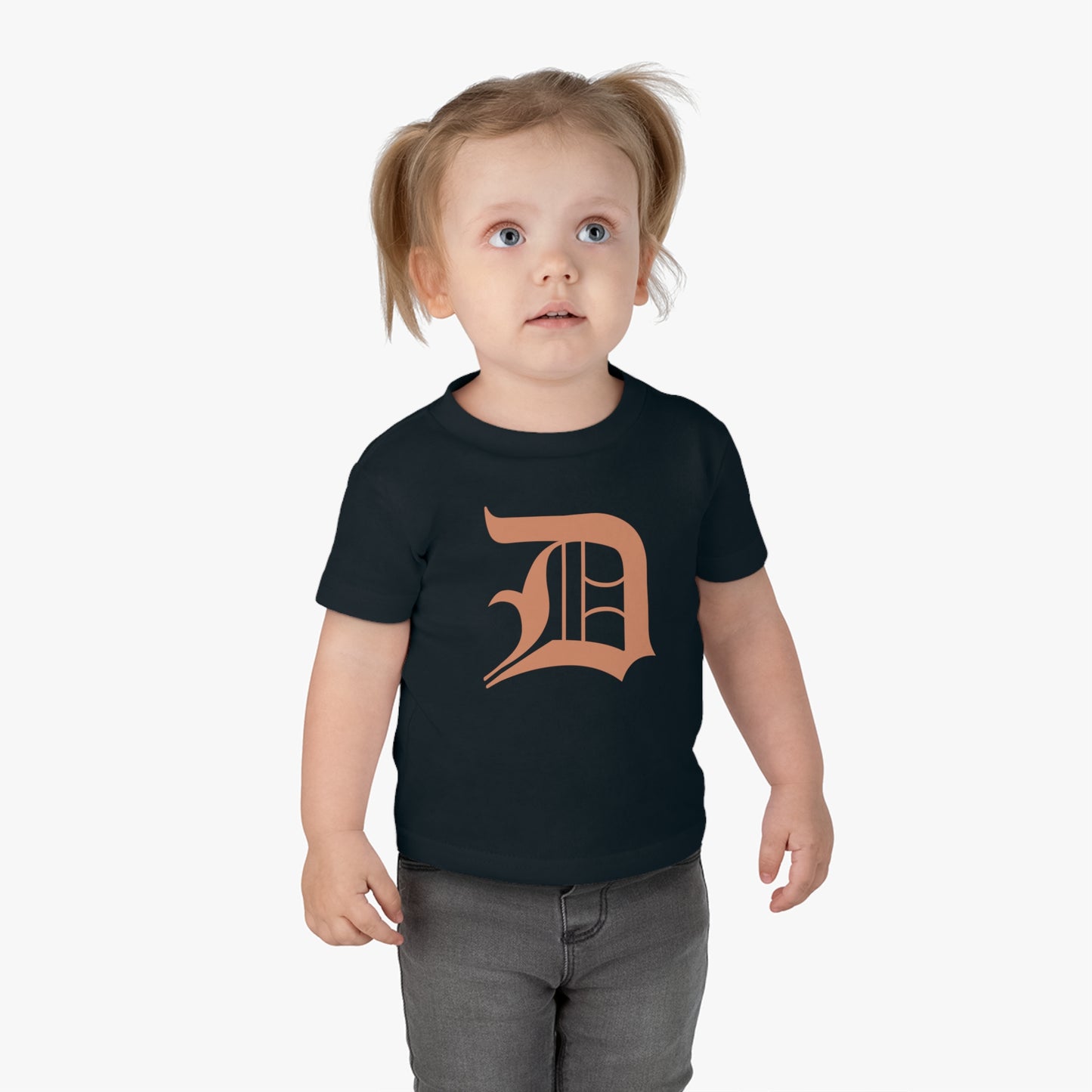 Detroit 'Old English D' Infant T-Shirt (Copper Color) | Short Sleeve