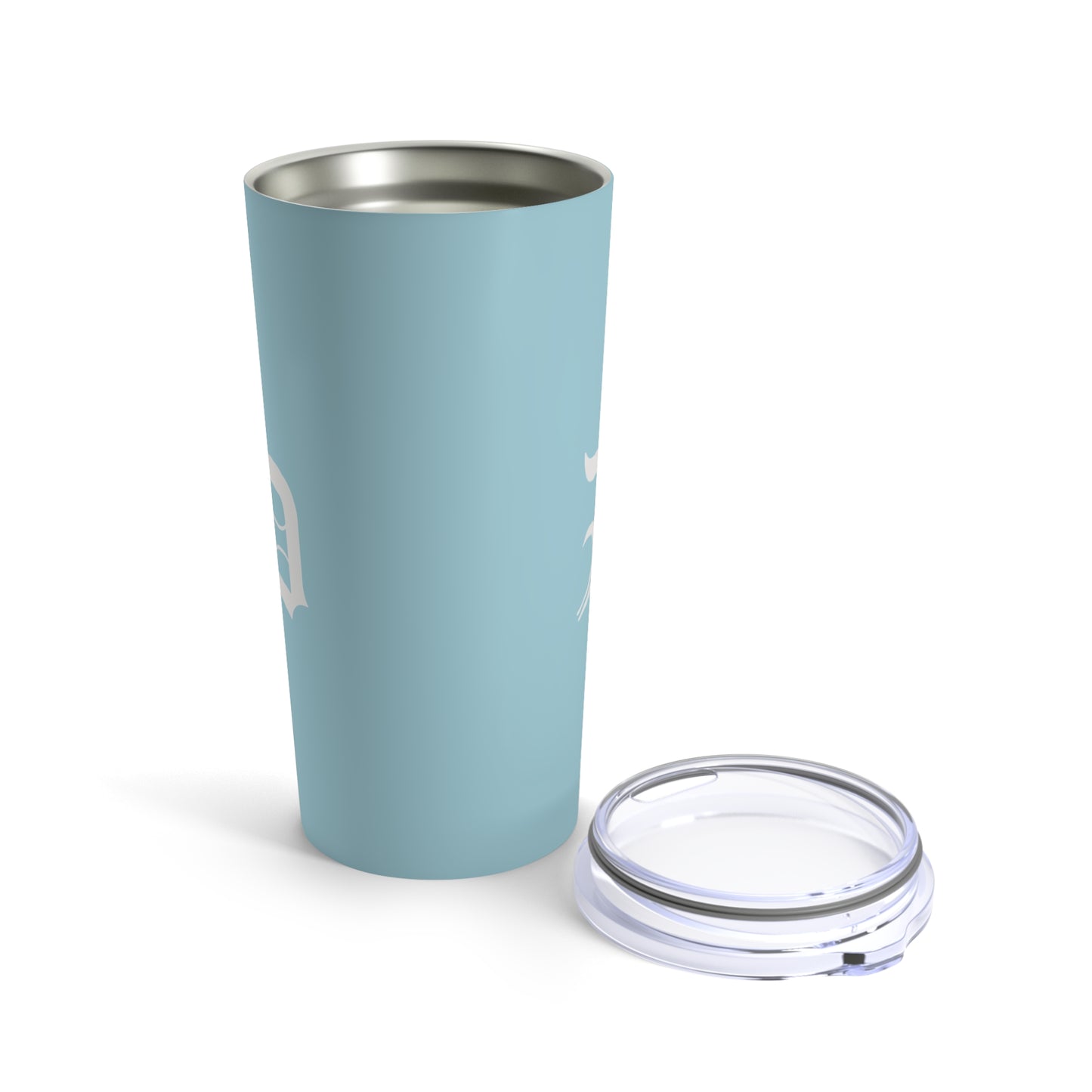 Detroit 'Old English D' Tumbler | '58 Caddie Blue - 20oz