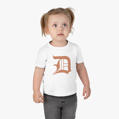 Detroit 'Old English D' Infant T-Shirt (Copper Color) | Short Sleeve