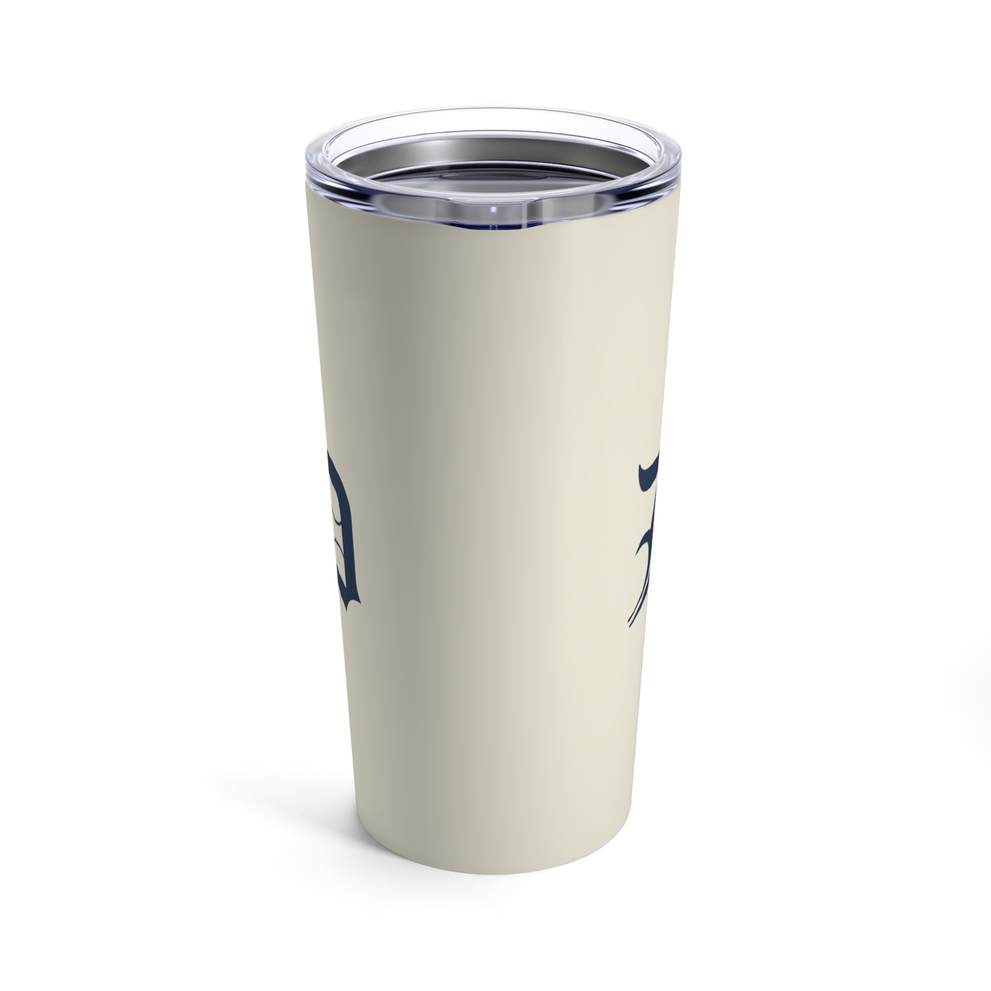 Detroit 'Old English D' Tumbler | Ivory White - 20oz