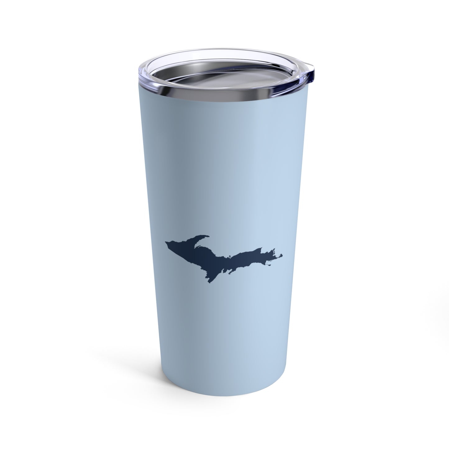 Michigan Upper Peninsula Tumbler (w/ UP Outline) | Light Blue - 20oz