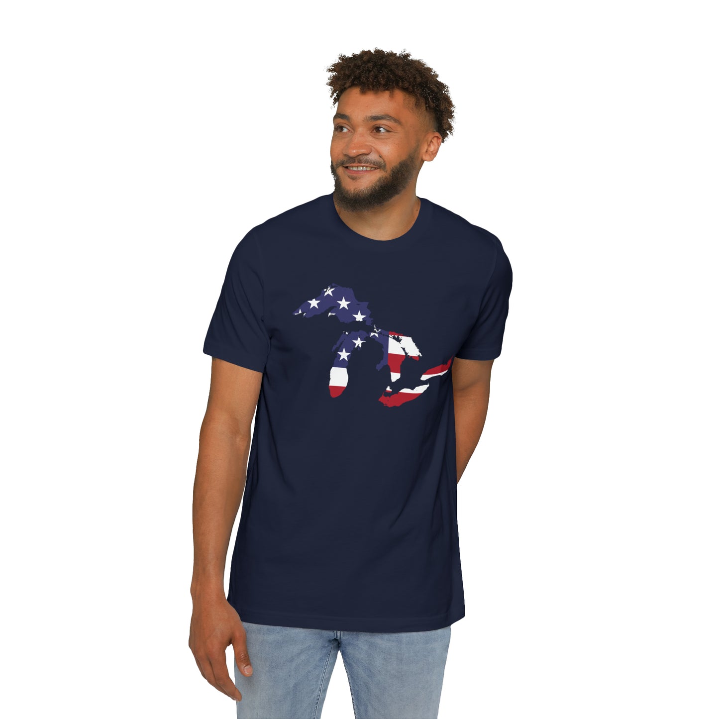 Great Lakes USA Flag T-Shirt | Made in USA