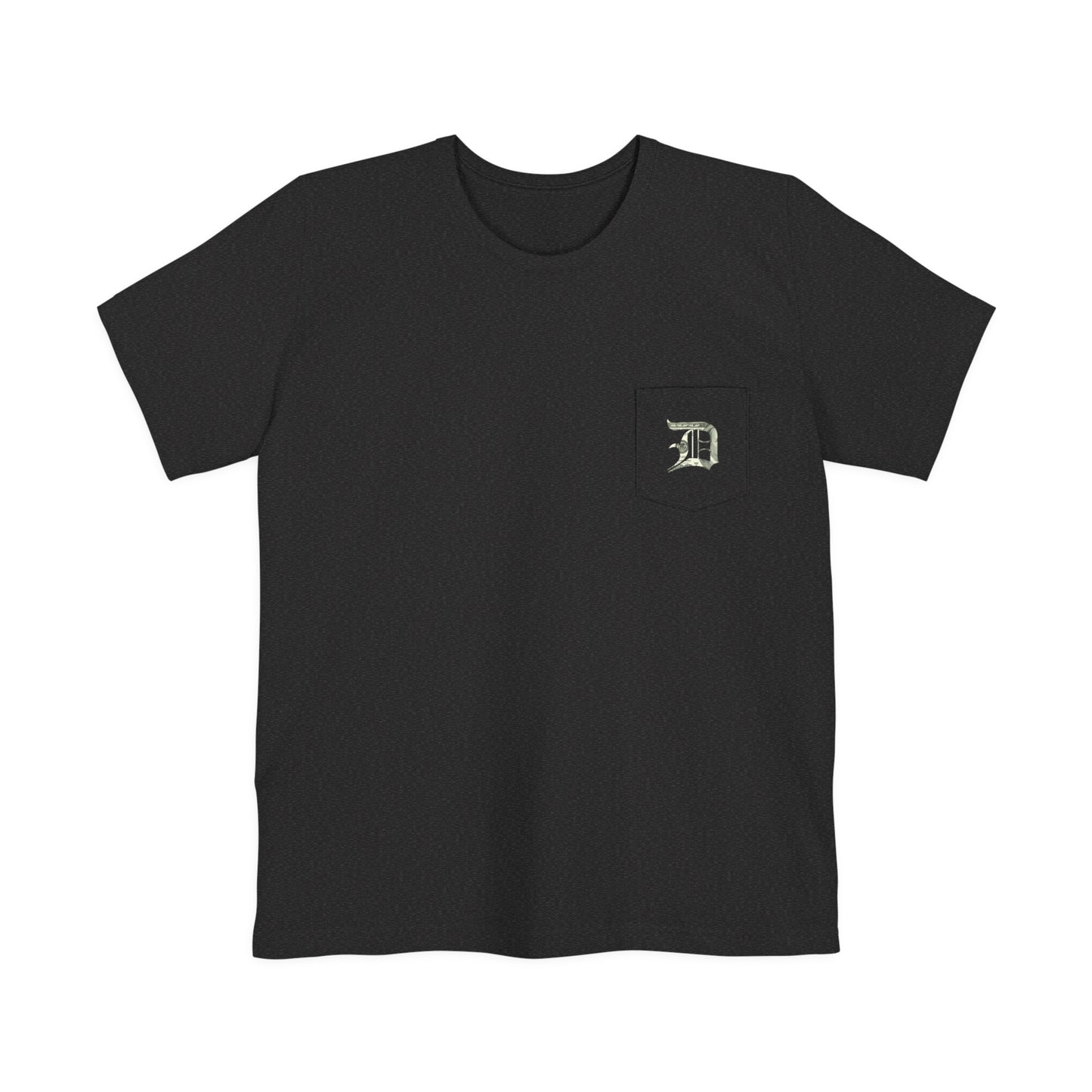 Detroit 'Old English D' Pocket T-Shirt (Benjamins Edition) | Unisex Standard