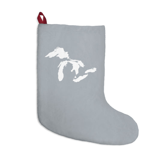 Great Lakes Christmas Stocking | Silver
