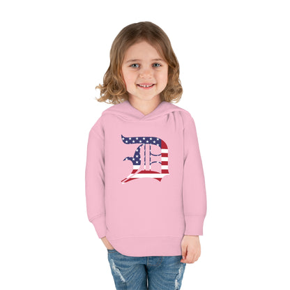 Detroit 'Old English D' Hoodie (Patriotic Edition) | Unisex Toddler