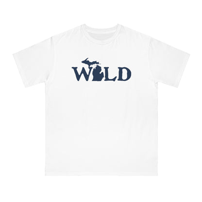 Michigan 'Wild' T-Shirt (Woodcut Font) | Unisex Organic