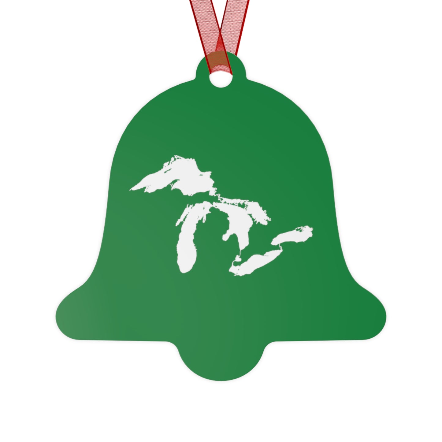 Great Lakes Christmas Ornament | Metal - Yuletide Green