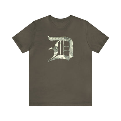Detroit 'Old English D' T-Shirt (Benjamins Edition) | Unisex Standard
